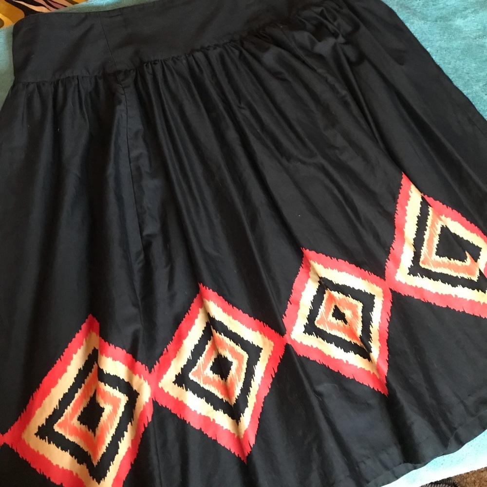 Knee length skirt